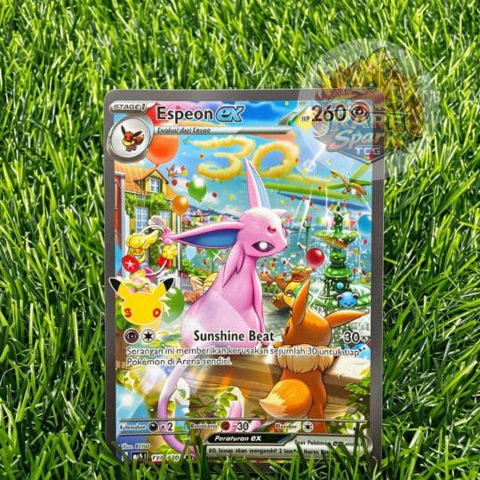 Espeon SAR Pokemon TCG 30th Celebration Indonesia