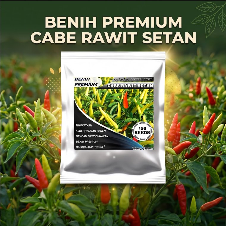 BIBIT BENIH CABE RAWIT SETAN -+ 50 SEED | BENIH CABE SETAN PREMIUM