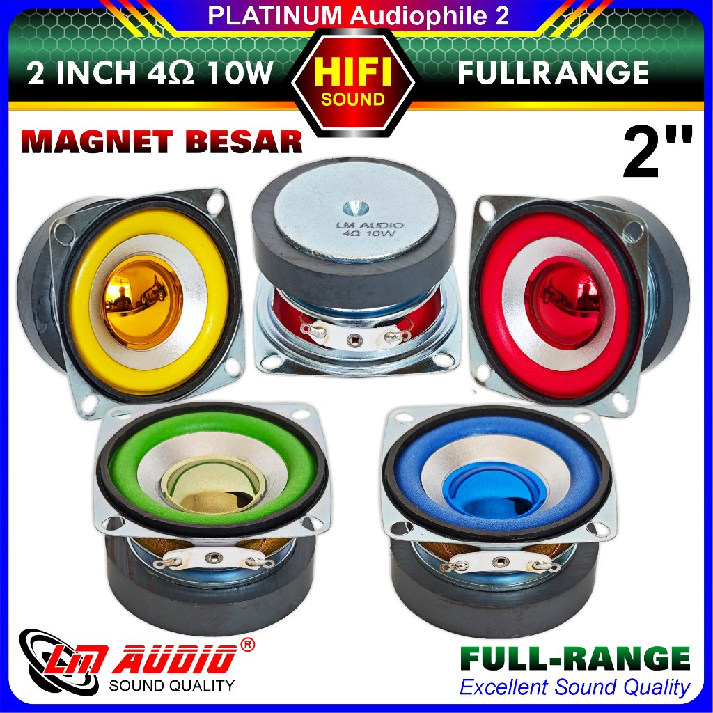 Speaker 2 inch Fullrange 4 ohm 10W Hifi Speker 2" Full range LM-2070