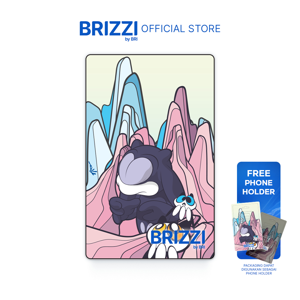 Kartu BRIZZI ARKIV Edisi Mouse Hill limited edition