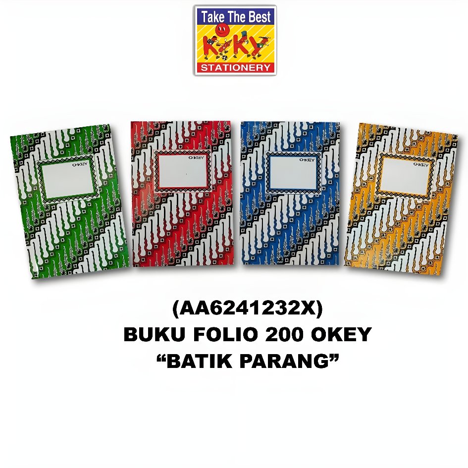 BUKU HARDCOVER FOLIO OKEY 200 Lembar