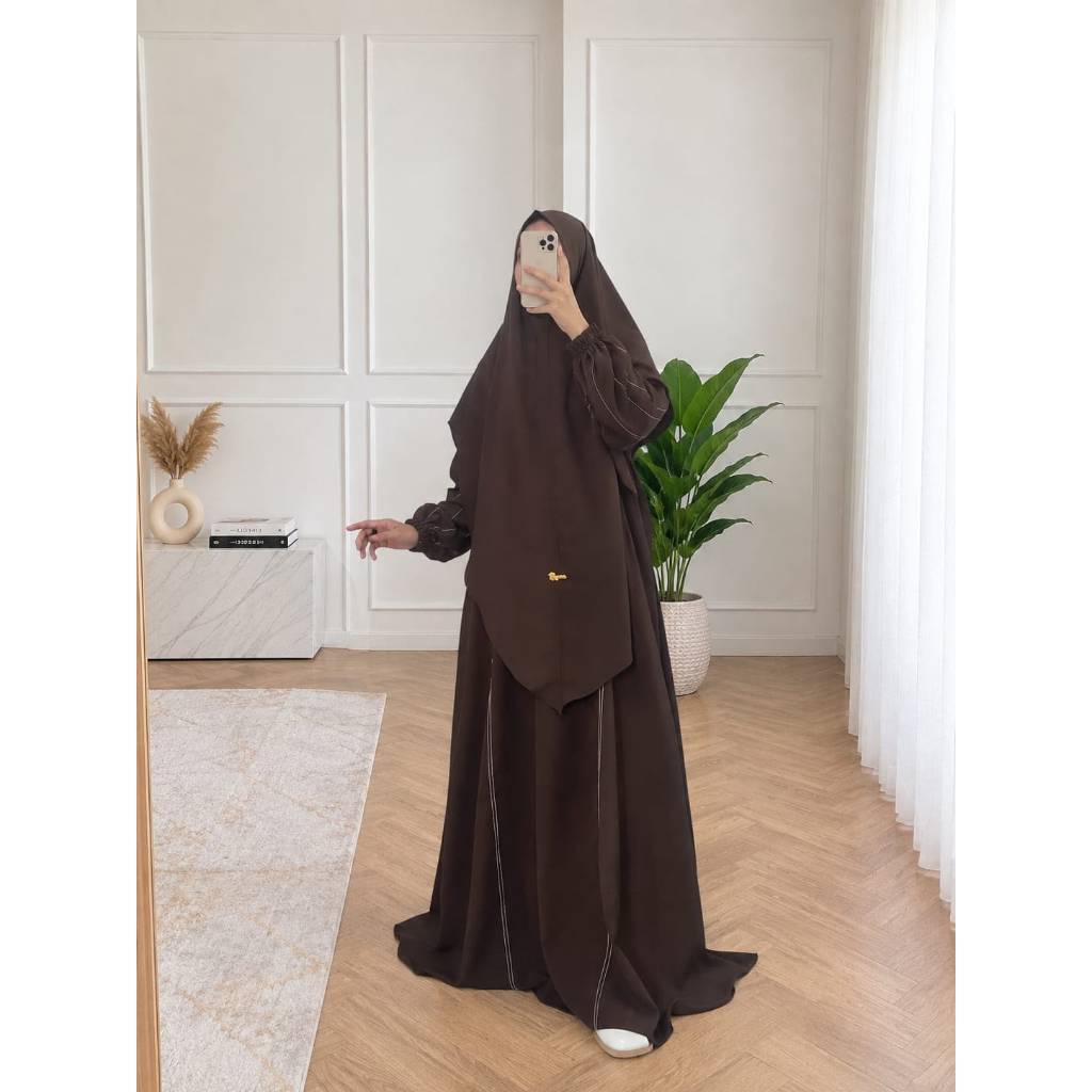 NEW TREND BAJU WANITA GAMIS SYAR'I NARAYA BAHAN SABRINNA ANTI UV PREMIUM GAMIS ABAYA KEKINIAN UMROH 