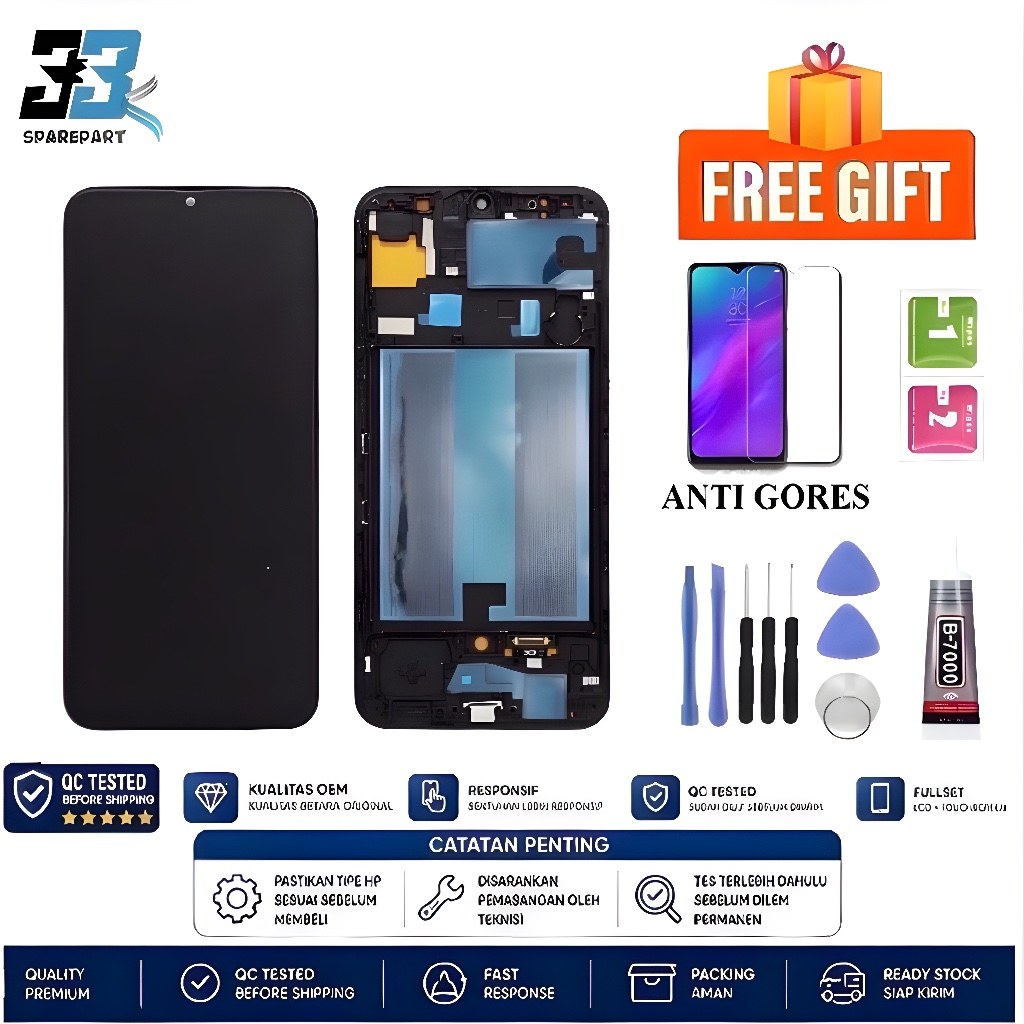 LCD FULLSET SAMSUNG A50S / A507 ORI