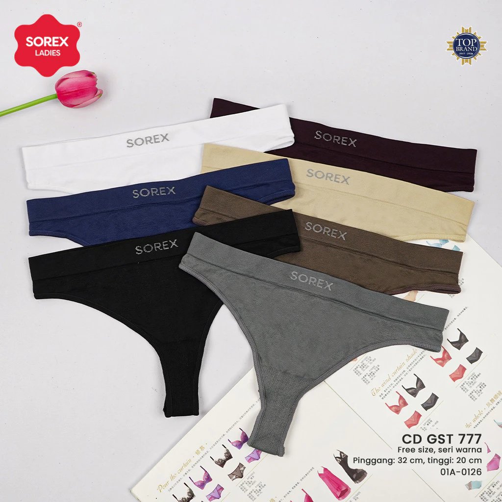 (2 & 3pcs) Cd Wanita Gstring Sorex 777 Rajut | Cd Cewek Sexy |kf