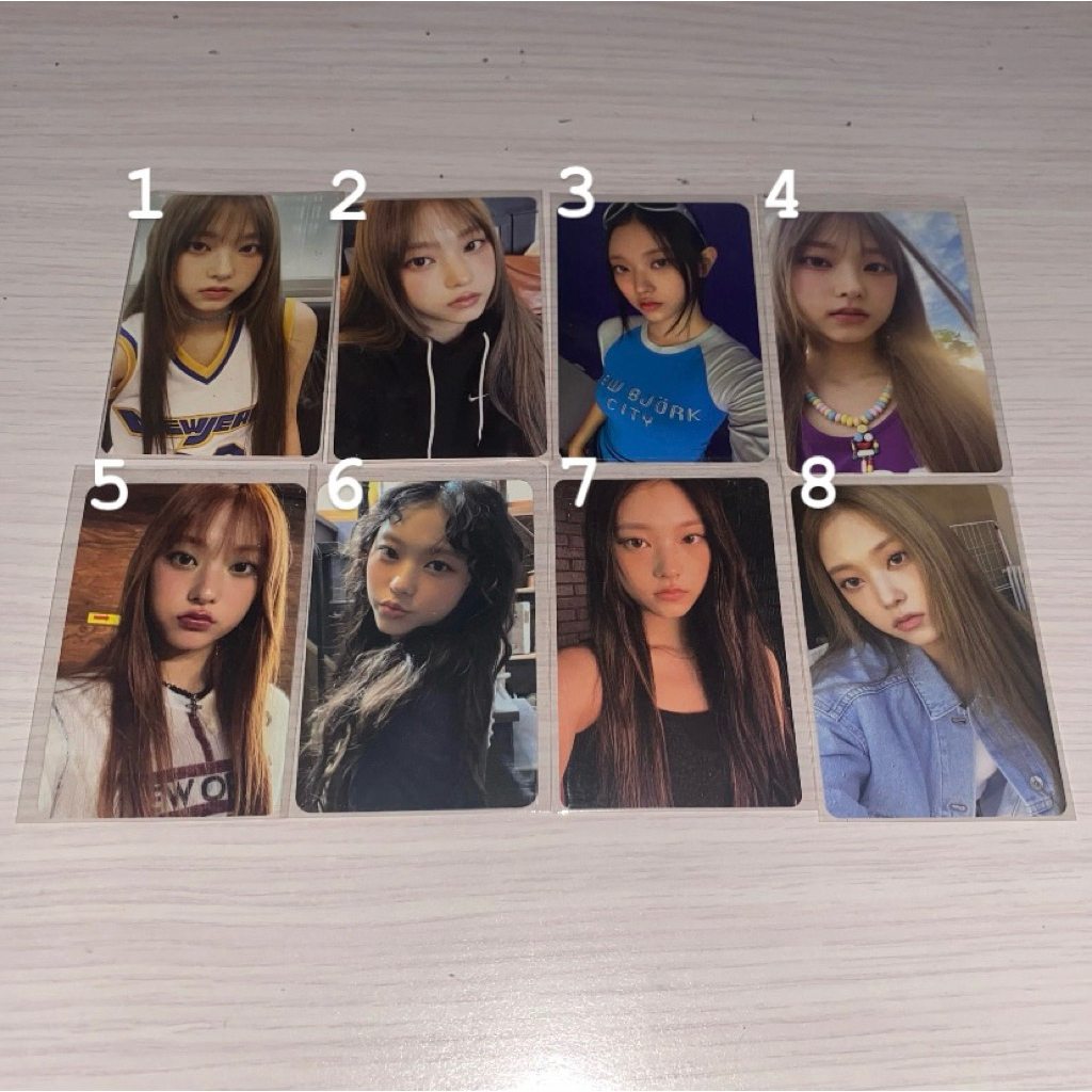 photocard newjeans haerin ver.