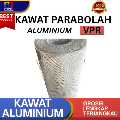 Kawat Parabola Aluminium VPR gulungan kawat alumunium | jaring kawat anti nyamuk aluminium anti kara
