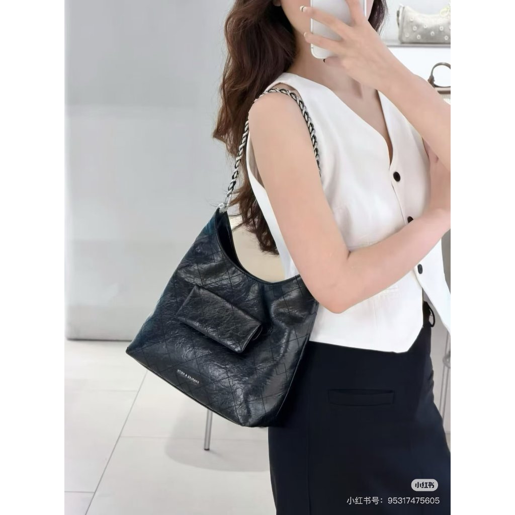 Shoulder Bag Dengan Front-mini Pocket #2003