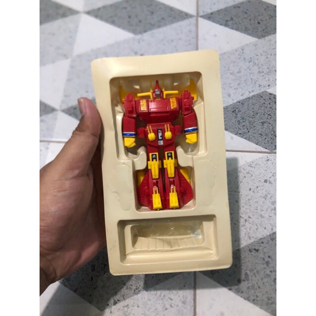 Mainan jadul robot machine ironcar/irongear bootleg