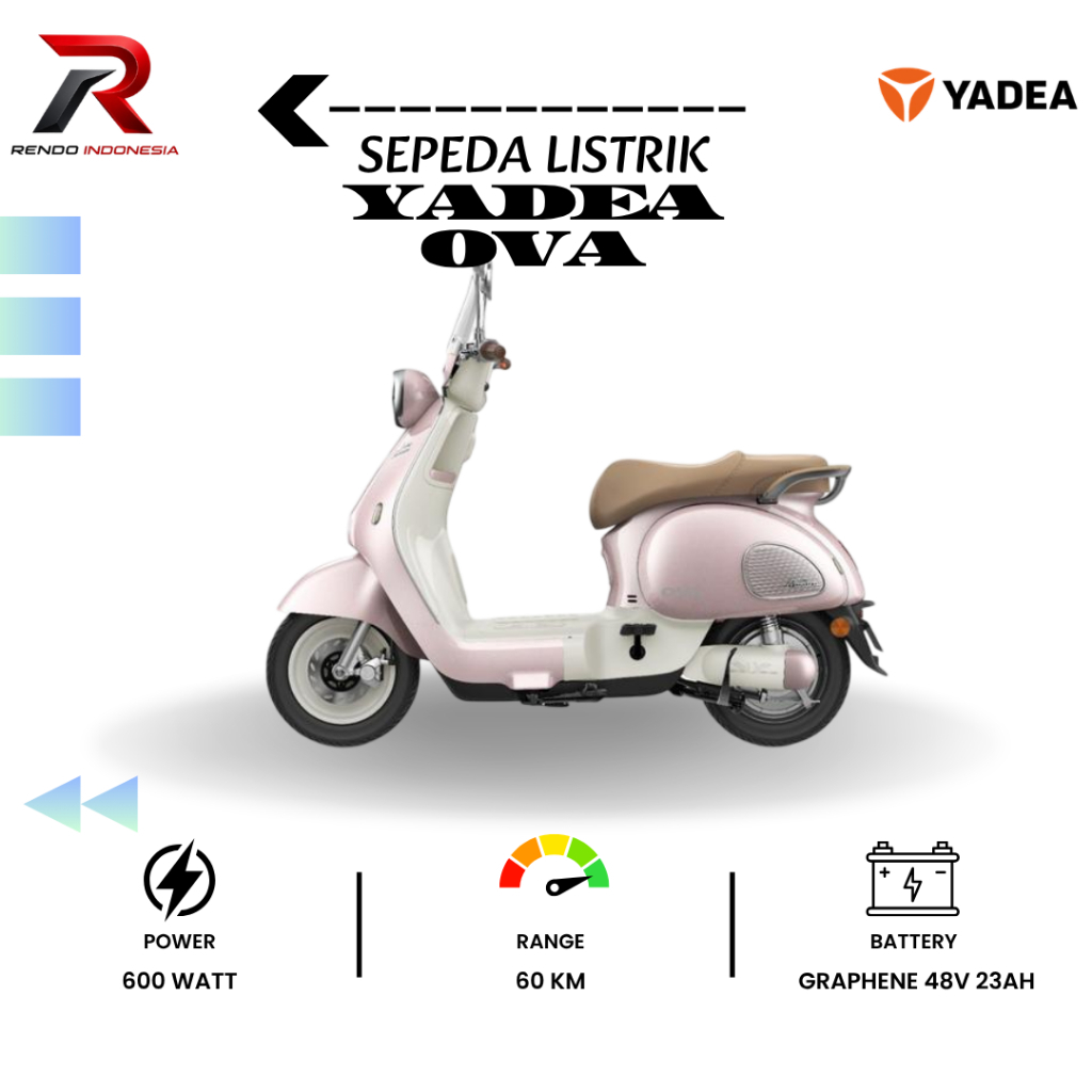 SEPEDA LISTRIK YADEA OVA EBIKE YADEA OVA E-BIKE YADEA OVA