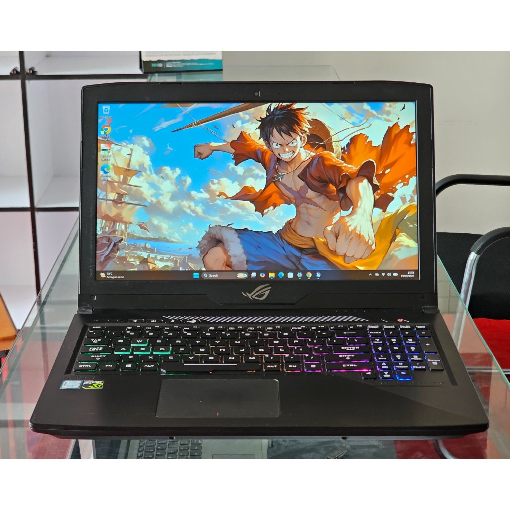 ASUS ROG Strix 15 GL503GE Intel Core i7 Gen 8 Ram 16 GB SSD 256 GB HDD 1 TB Nvidia GTX 1050 Ti RGB G