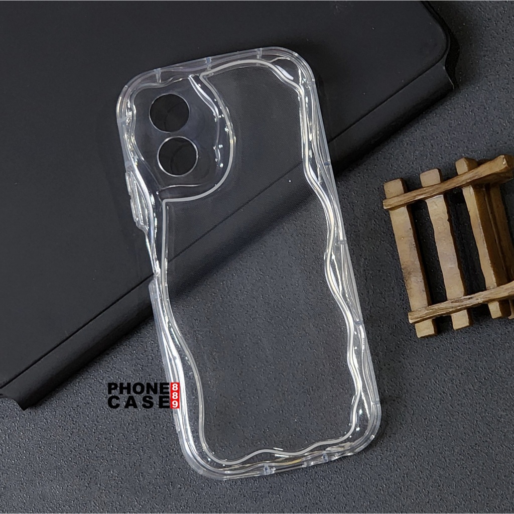 CASE OPPO A38 4G OPPO A18 SOFT CASE MELTING WAVY CHROME CASE G01 OPPO A38 4G OPPO A18