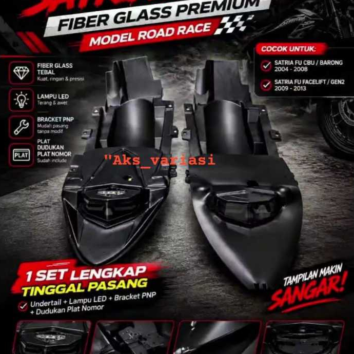 undertail fu/undertail satria fu karbu dan facelif