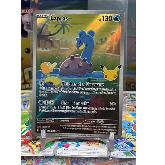 Lapras AR MA6 ID Kartu Pokemon TCG