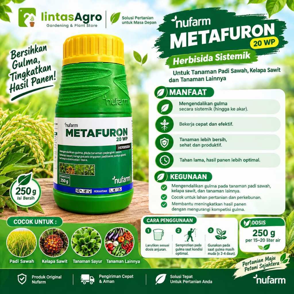 HERBISIDA METAFURON 250GR