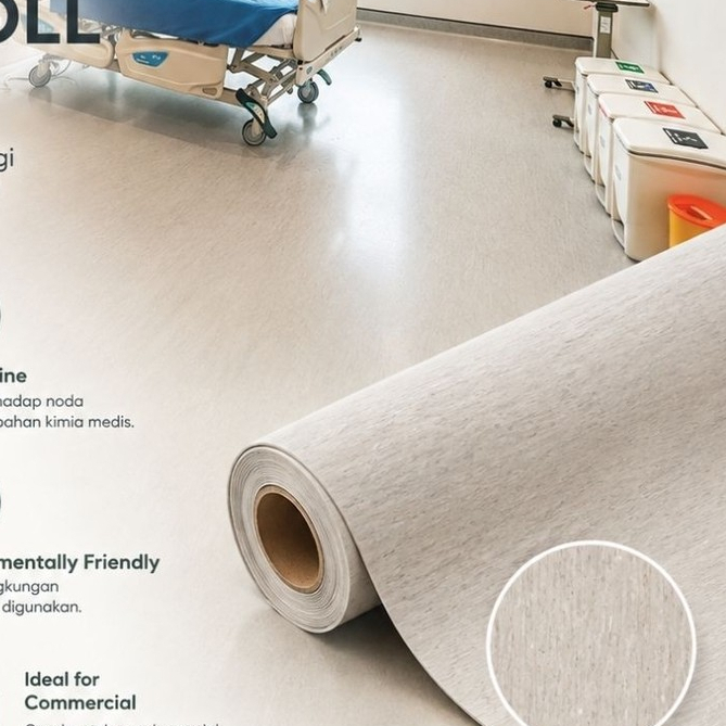 Vinyl Roll Purva 2mm | Vinyl Flooring | Lantai Vinyl Roll 2m x 20m