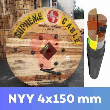 SUPREME CABLE - Kabel NYFGBY 4 x 150 mm / Bisa Eceran Meteran