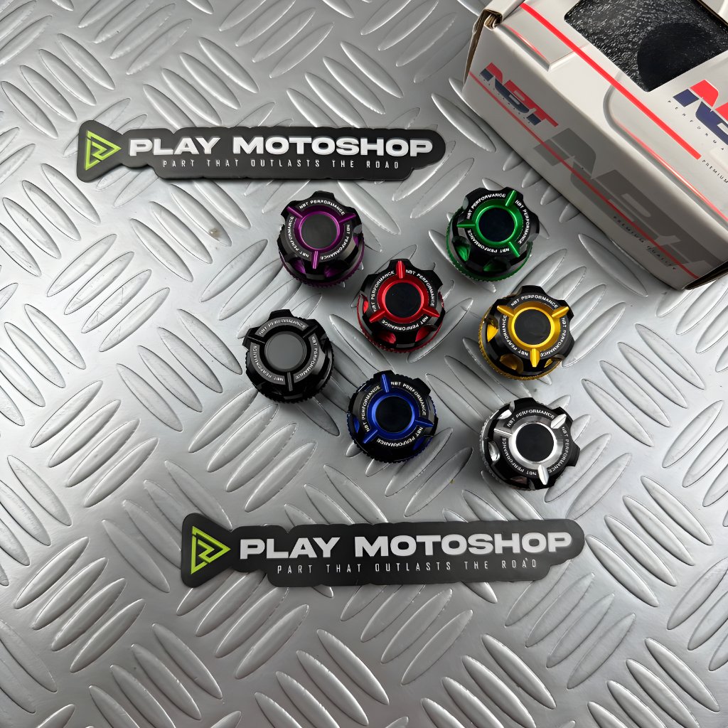 Tutup Oli CNC NBT M20x1.5 XMAX 250 GSX 150 Satria FU 150 Baut Oil Cap Variasi Motor
