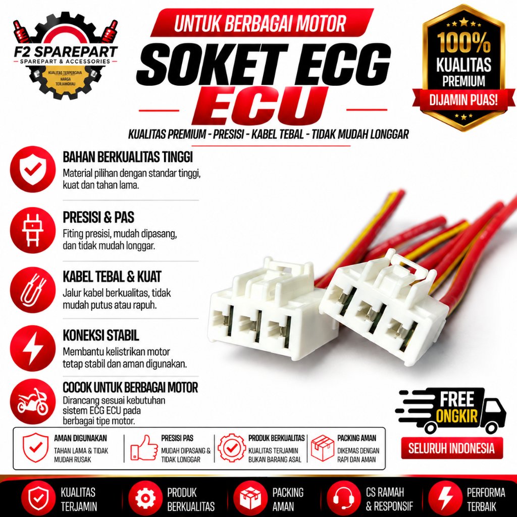 Soket Kabel ECU ACG SGCU SPUL Yamaha Nmax Aerox Lexi Original