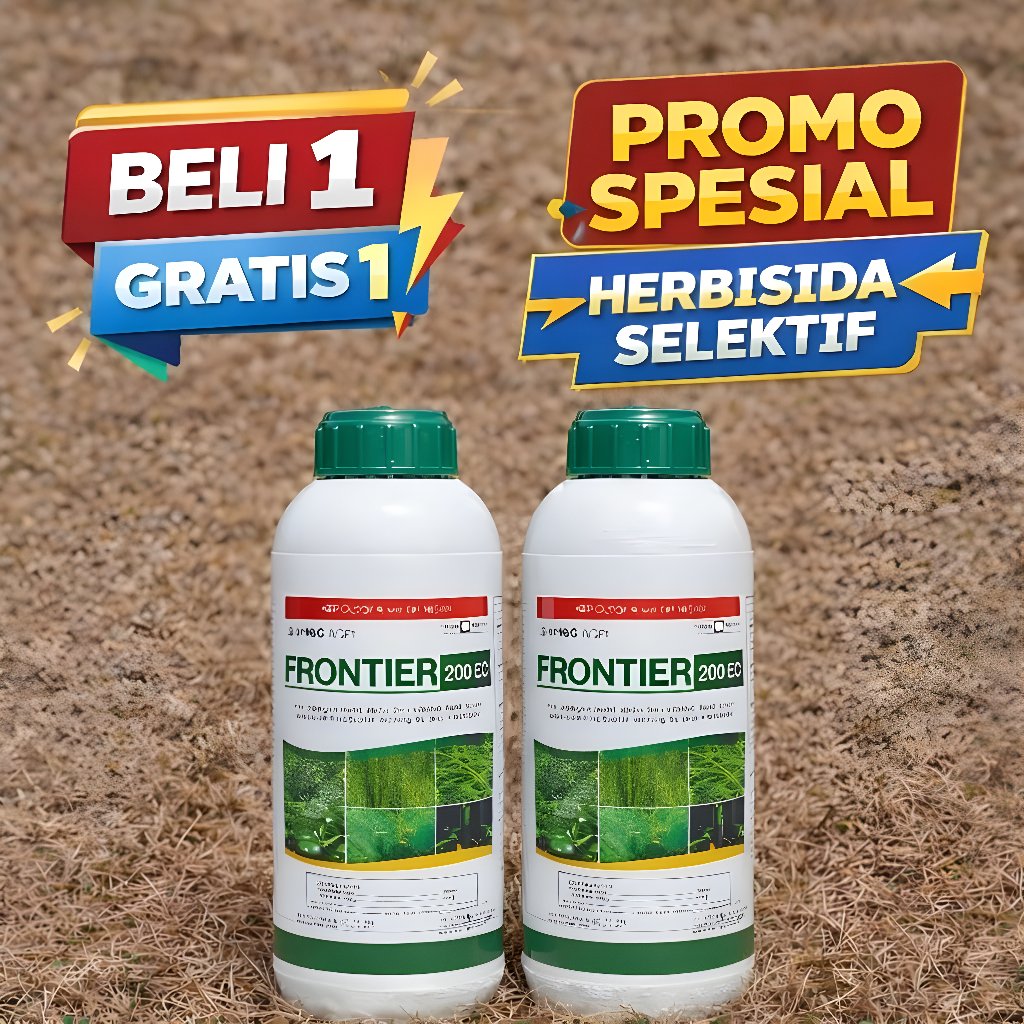 PROMO ( BELI 1 GRATIS 1 ) HERBISIDA SELEKTIF FRONTIER KONTROL GULMA SAWIT,JAGUNG,TERONG AMAN BUAT TA