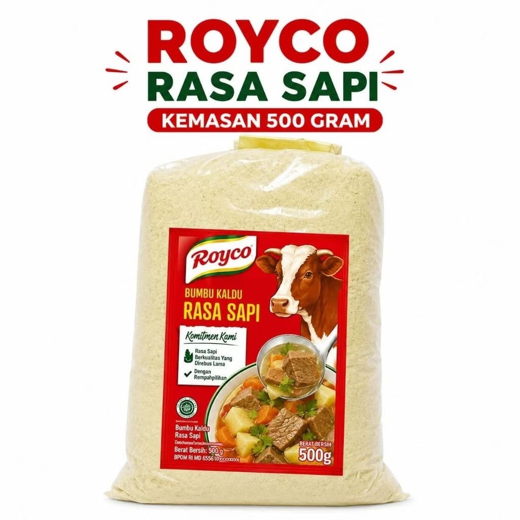 500gr Royco curah penyedap masakan Rasa Sapi Kaldu Bubuk