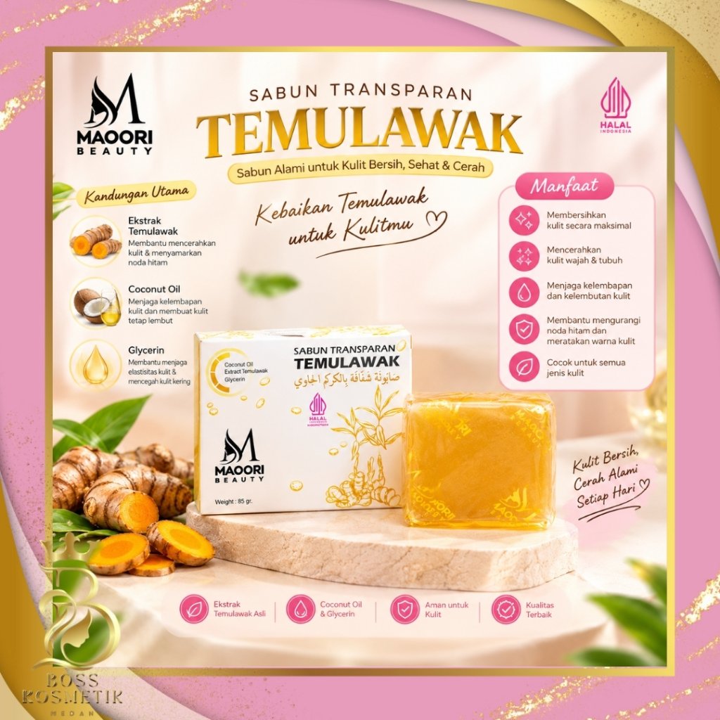 SABUN TEMULAWAK MAOORI BPOM
