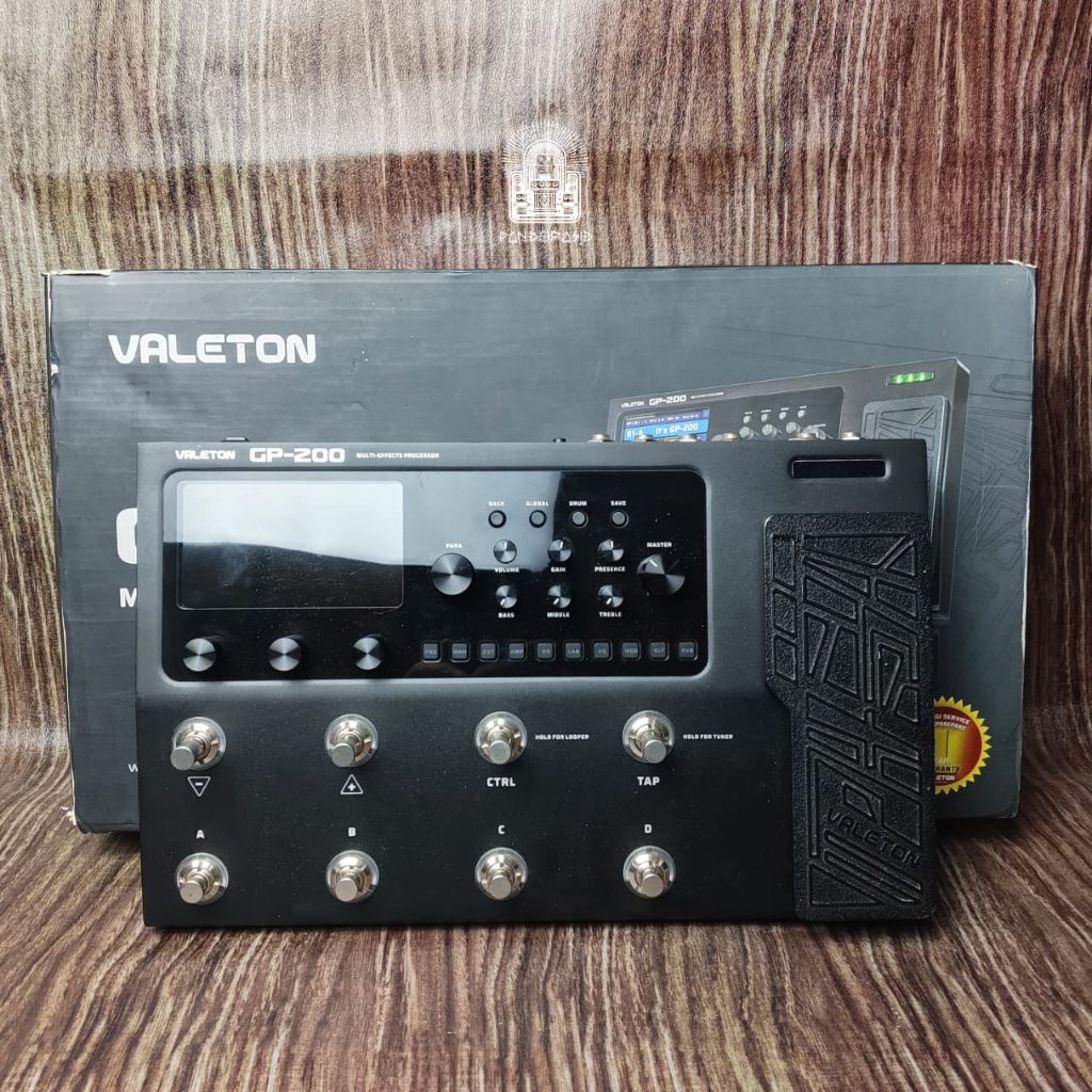 VALETON GP-200 Processor Efek Multi Pedal Efek Digital untuk Gitar Bass