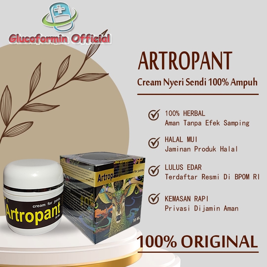 Artropant 100% Asli Original Cream Sendi Herbal Ampuh