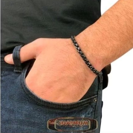 GELANG TANGAN RANTAI ANTIKARAT PRIA DAN WANITA GELANG / GELANG HITAM