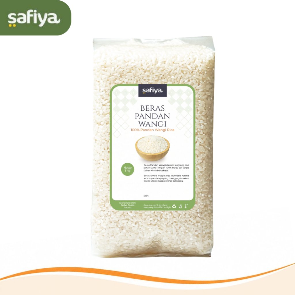 Safiya Beras Pandan Wangi 1 Kg Organik Pulen