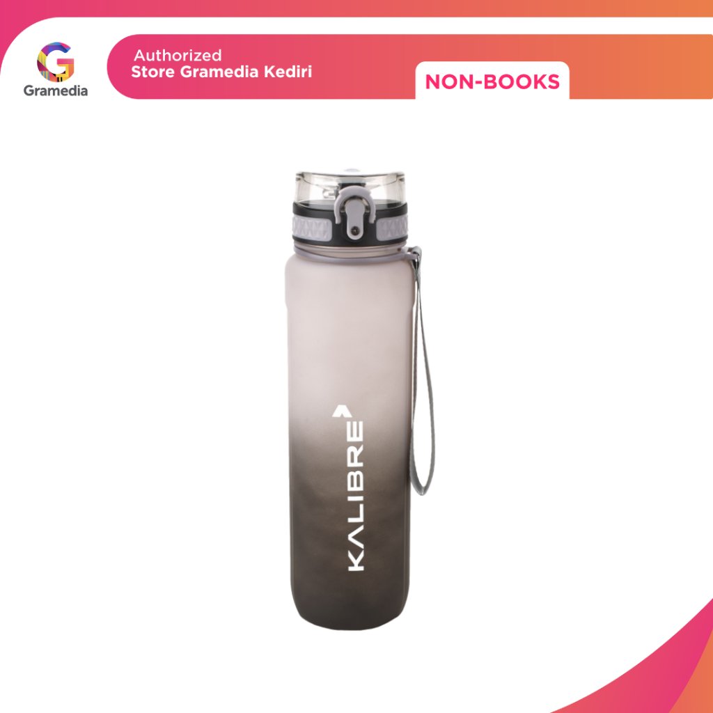 Gramedia Kediri - Kalibre Botol 1000 ml Black Gradient