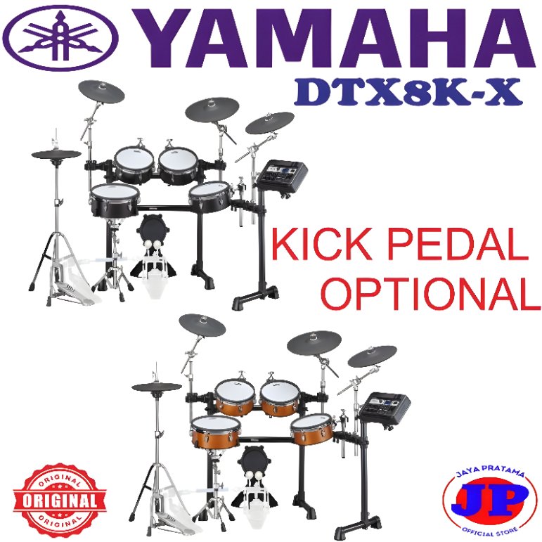 Drum Yamaha DTX8K-X Electronic Drum Set with TCS Heads DTX-8K Yamaha DTX8KX