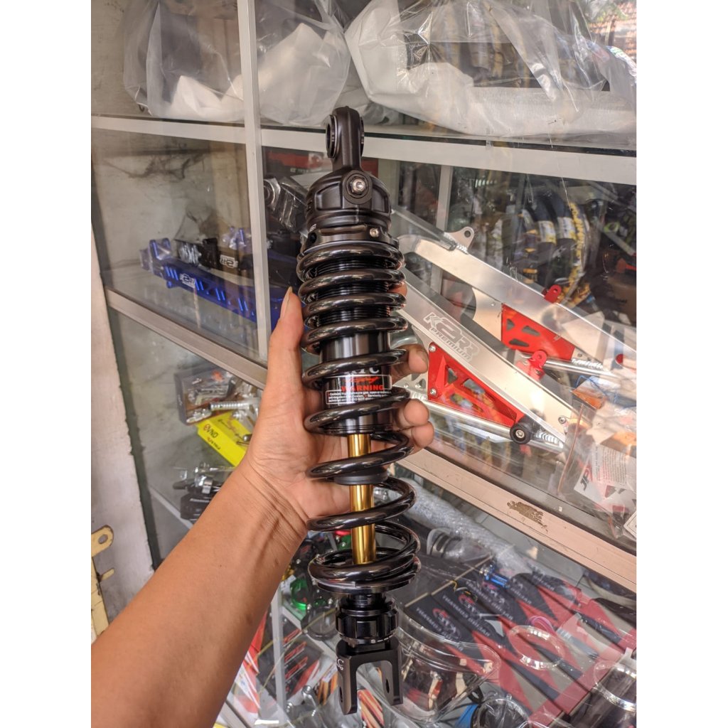 READY SHOCK SHOCKBREKER BELAKANG KTC RAZOR BLACK AS GOLD 300 MM MIO SOUL SPORTY BEAT VARIO 110 SCOOP