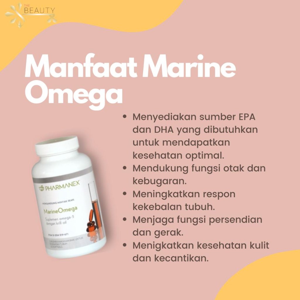 Marine Omega 3 Minyak ikan Suplemen isi 120 Original