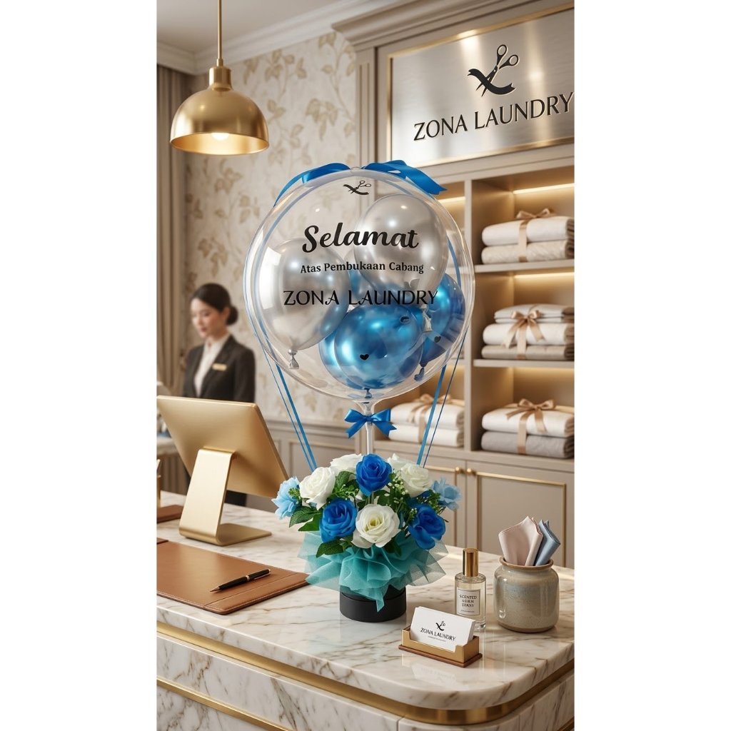 [READY JAKARTA 1HARI JADI] Buket Balon Balloon Bucket Balon Wisuda Grand Opening Happy Birthday Anni