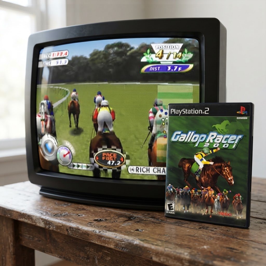 [ Game PS2 Playstation 2 ] Gallop Racer 2001