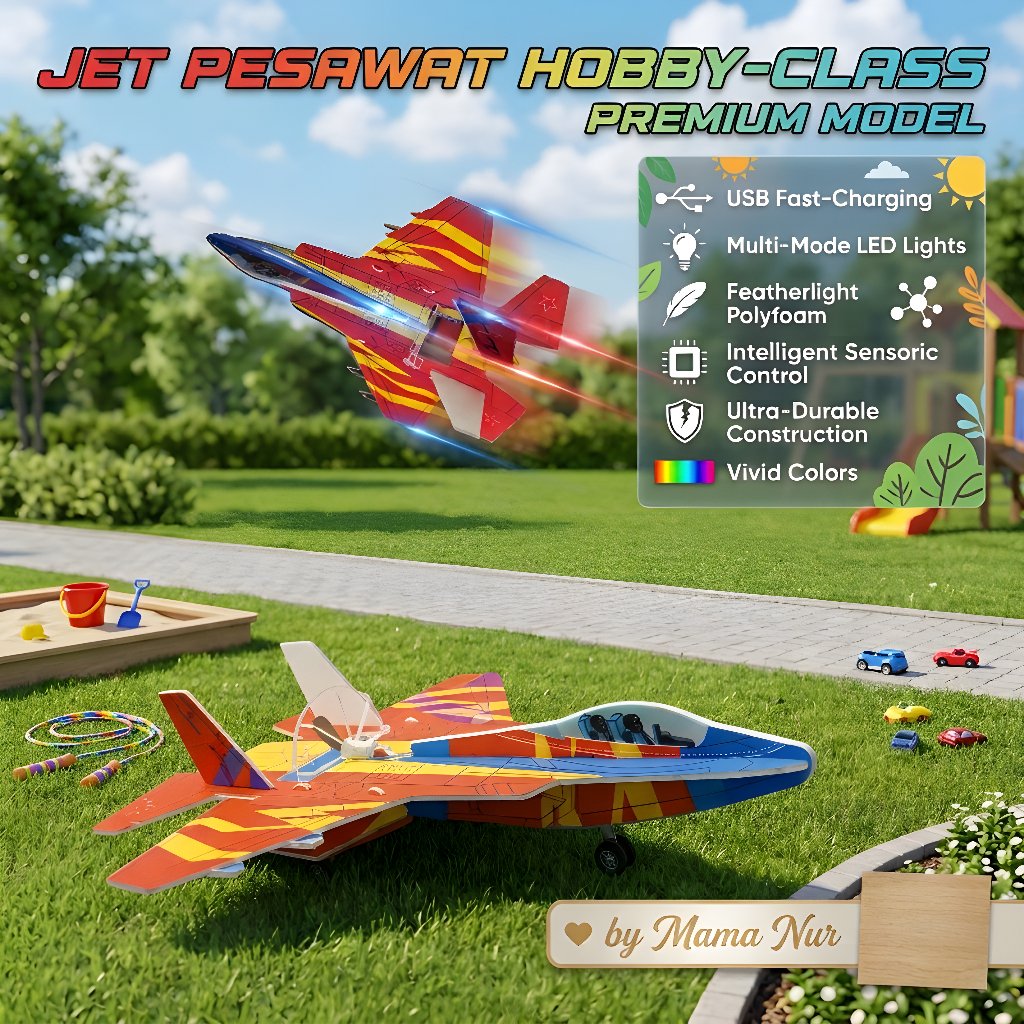 MAINAN ANAK- JET PESAWAT LED