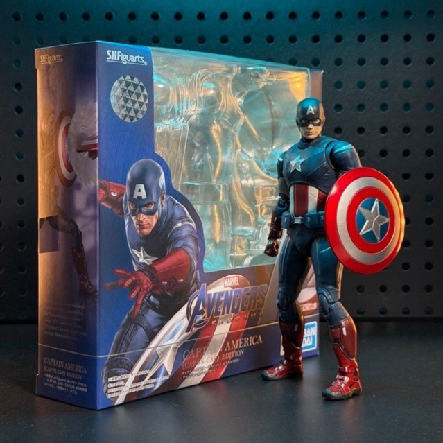 SHF CAPTAIN AMERICA (CAP VS CAP) AVENGERS ENDGAME - MARVEL LEGENDS MAFEX FIGMA REVOLTECH INART