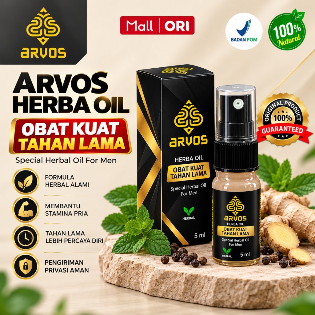 ARVOS SEMPROT OBAT KUAT PRIA BPOM ORIGINAL KEMASAN PRAKTIS