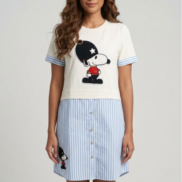 Dress Wanita Dress Katun Casual - Snoop Dress [import]
