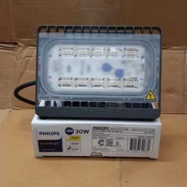 Lampu sorot BVP171 Floodlight philips 30w 30watt Ori CoolWhite / Putih