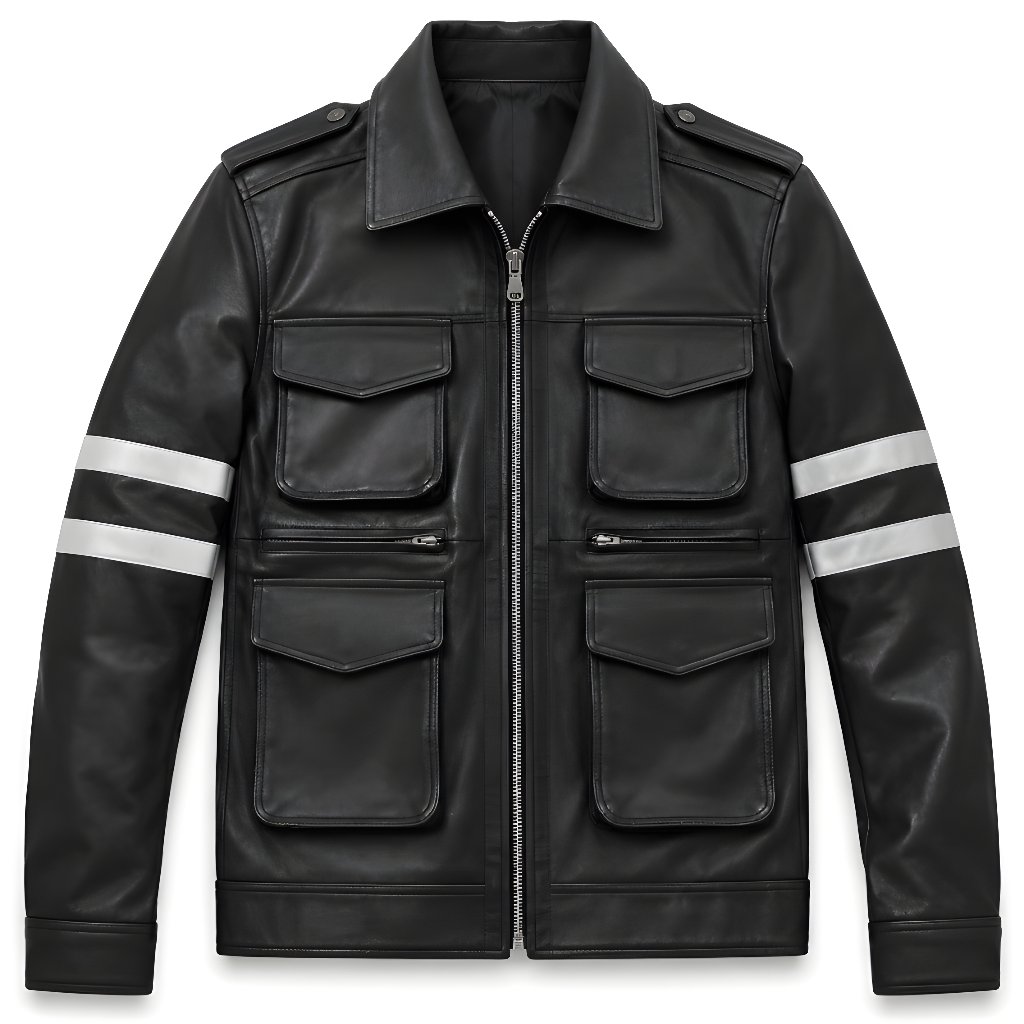 Jaket Kulit Leon S. Kennedy dari Resident Evil 6