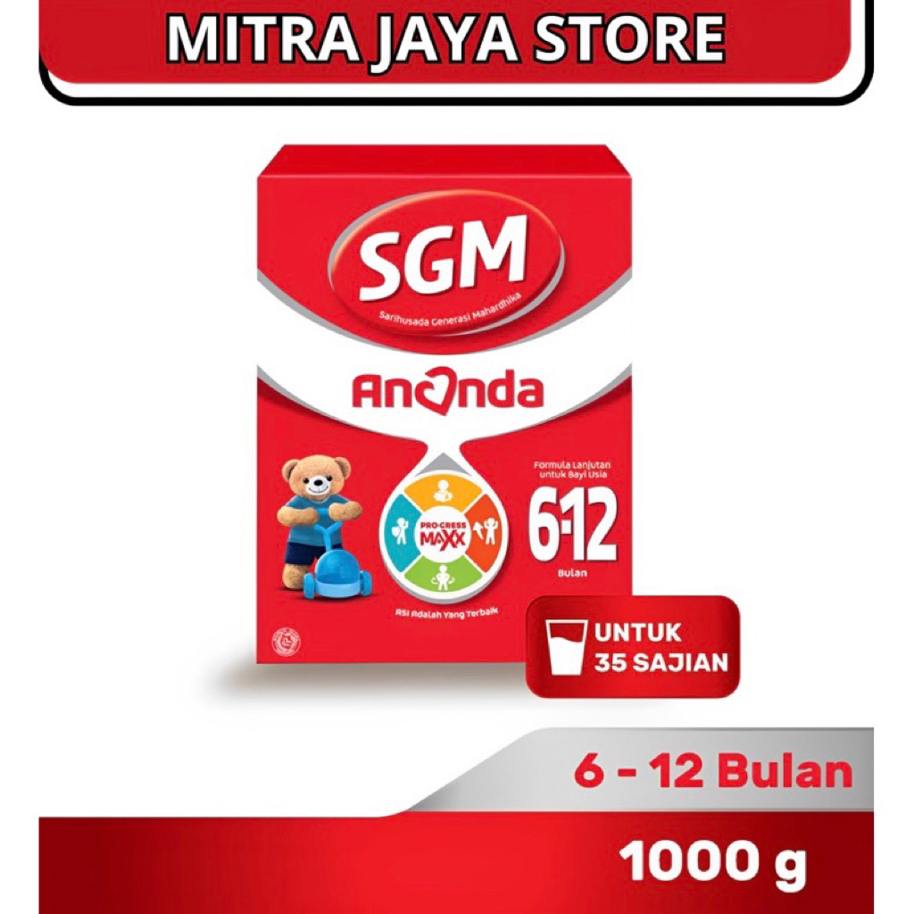 Susu SGM 6-12 Bulan 1000 gram dan 400 gram