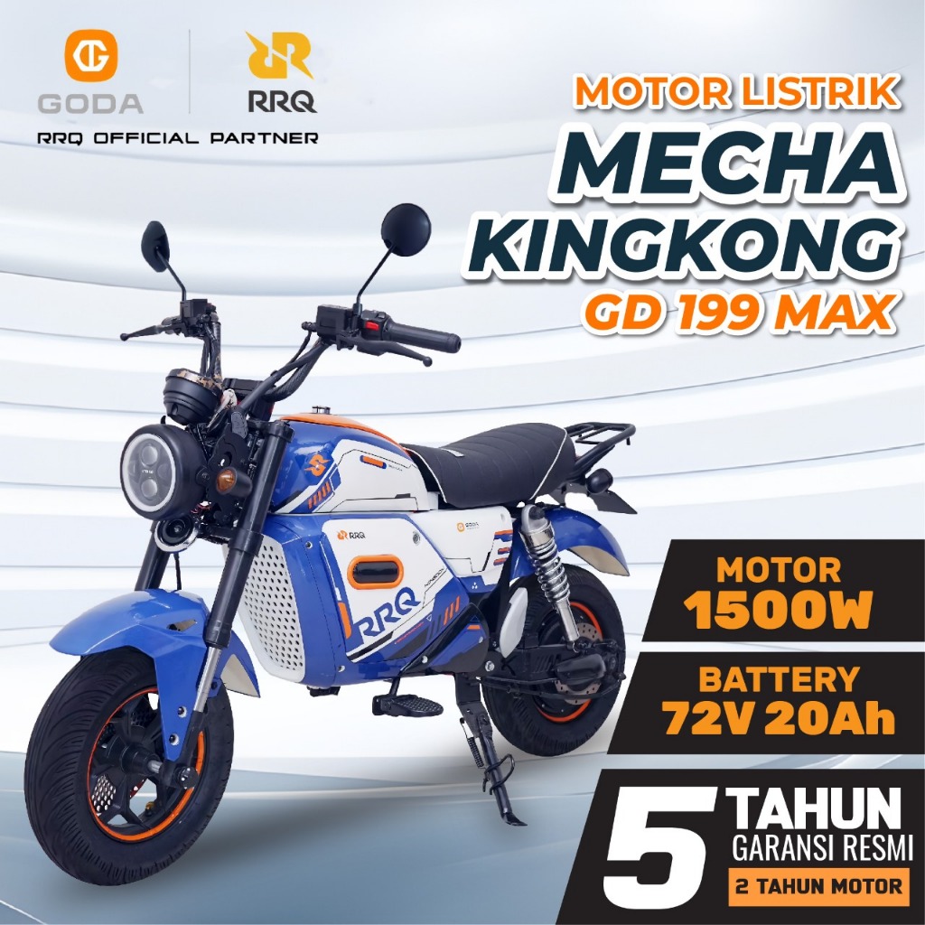 GODA 199 Max Mecha Kingkong Sepeda Motor Listrik