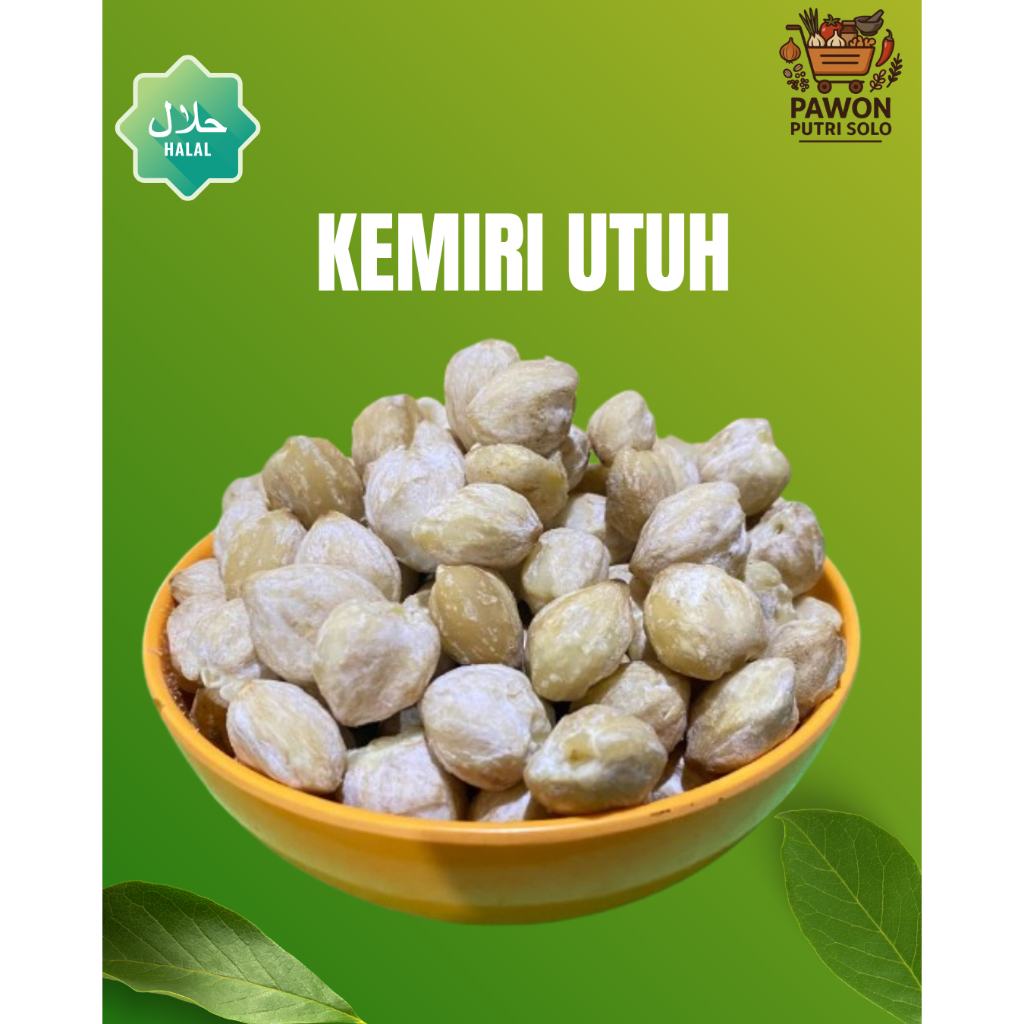 

Kemiri Bulat 100 gram PALING MURAHH!!!