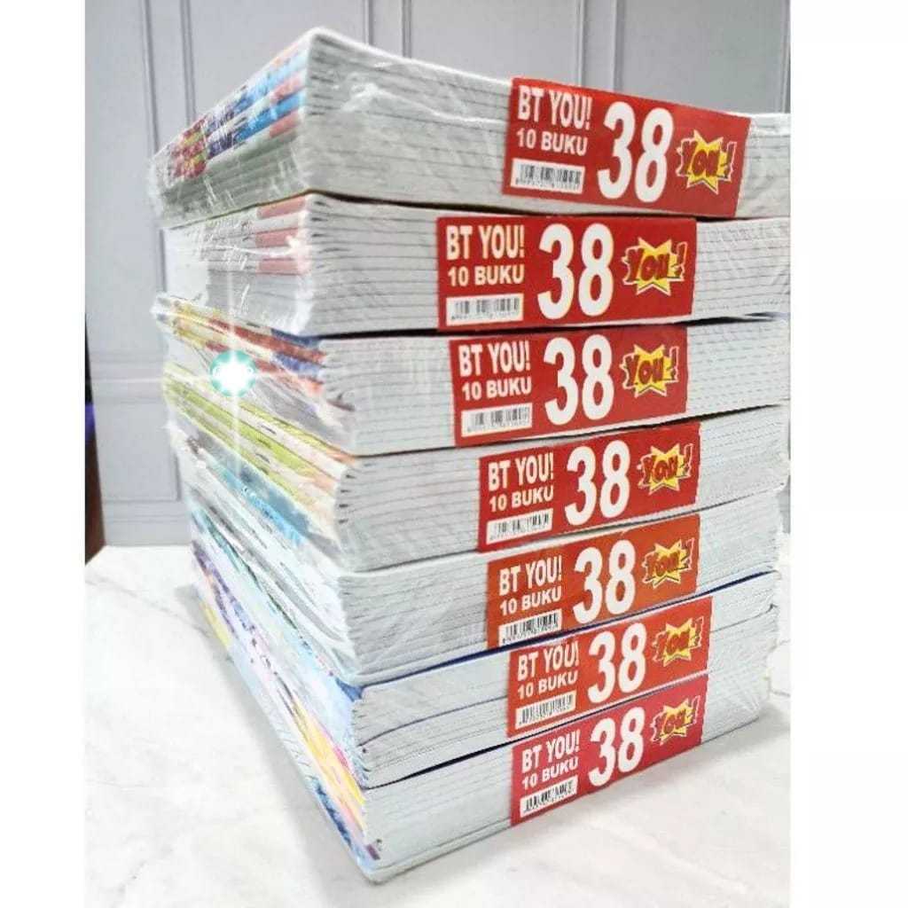 

BUKU TULIS MURAH 38 LEMBAR (PER PAK) ++++