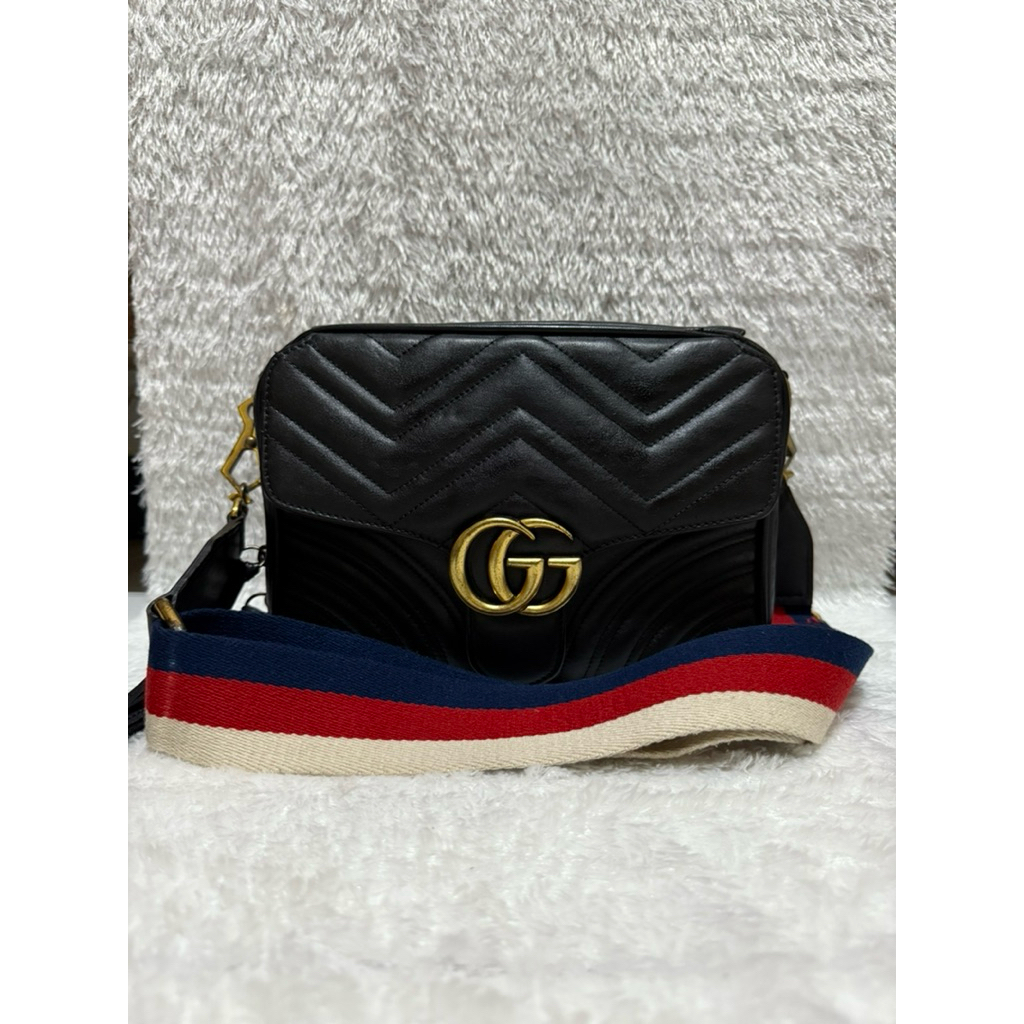 GUCCI “ marmont top handle bag “