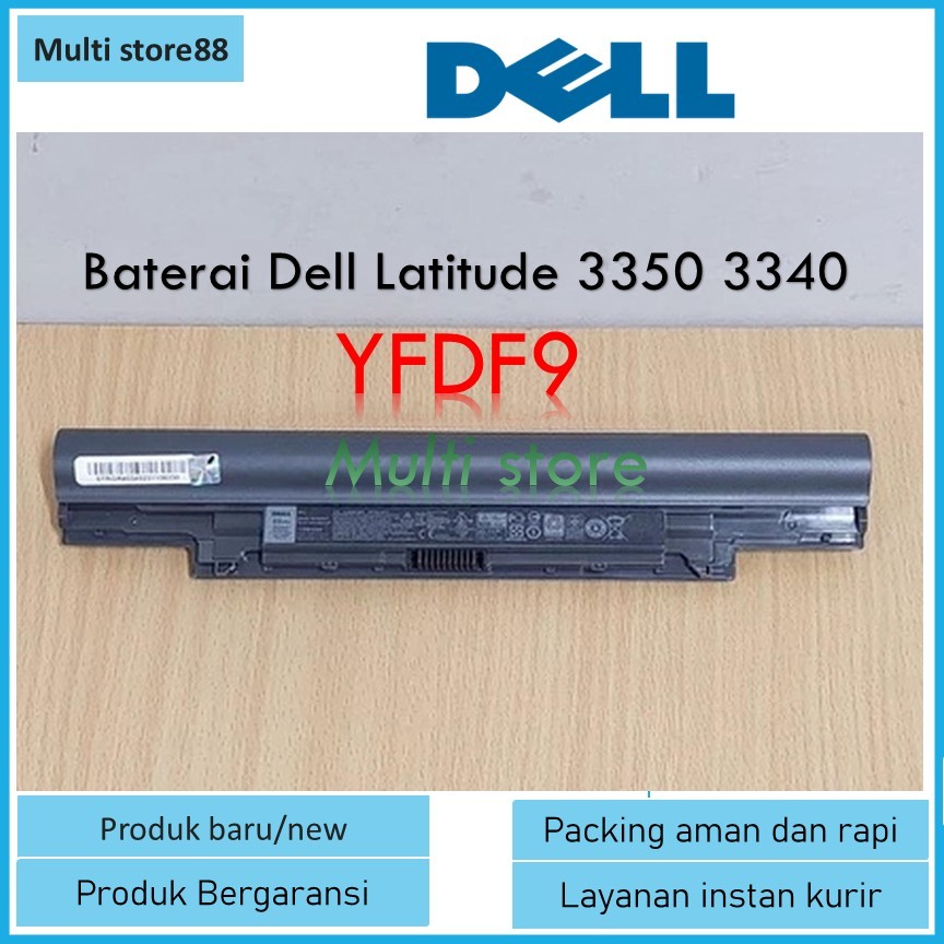 Baterai Laptop DELL YFDF9 Latitude 3340 E3340 3350 13-3340