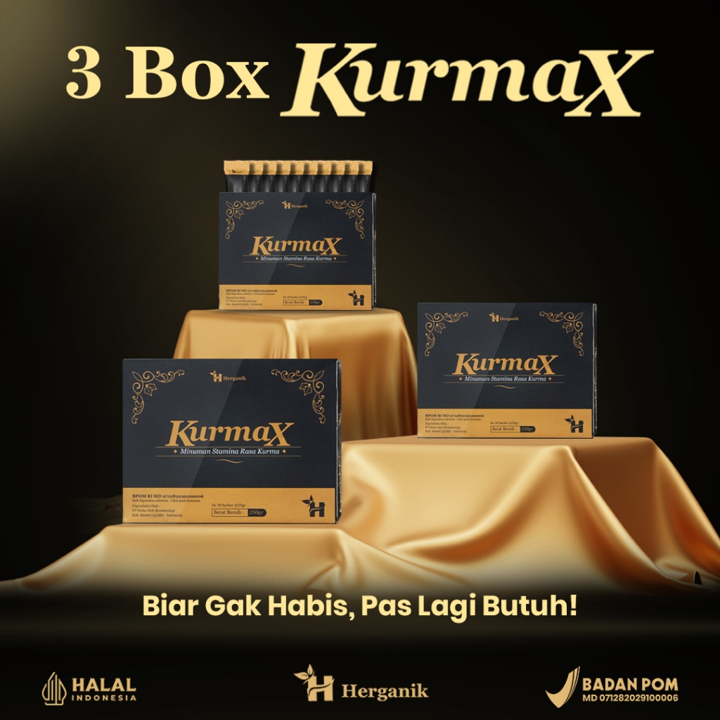 

Herganik Kurmax – Kopi Herbal Premium 3 Box isi 30 Sachet (Halal BPOM)