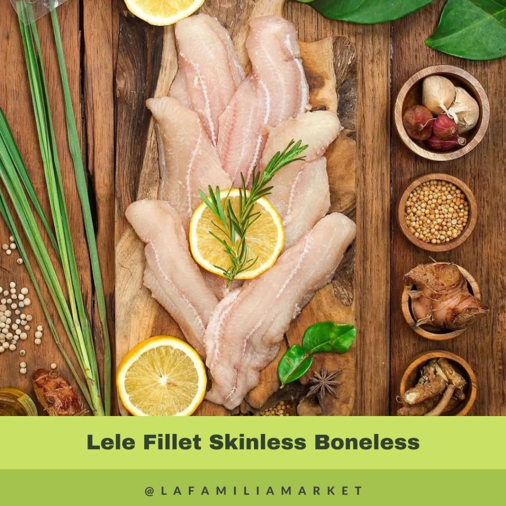 

Lele Fillet Tanpa Bumbu Isi 8 Slice 300gr / Frozen Food / Mpasi