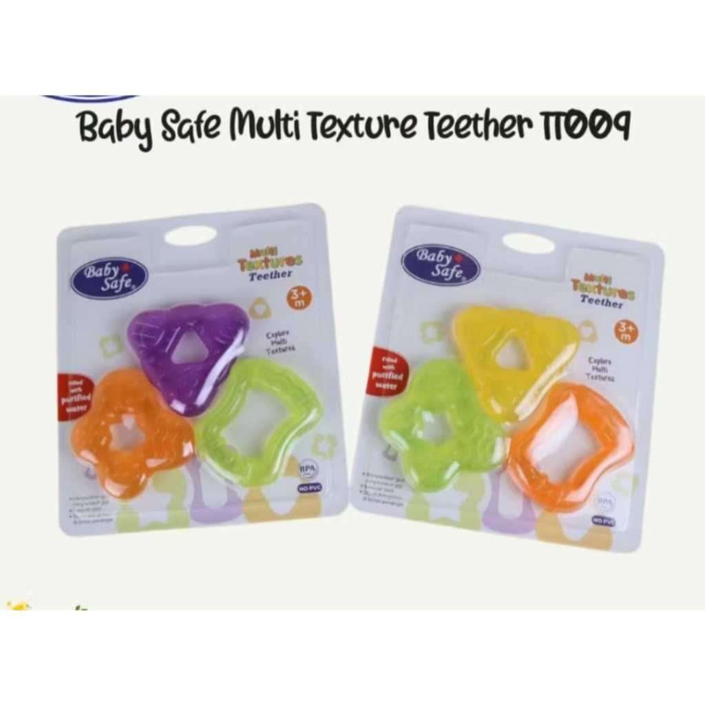 Baby Safe Multi Teether/ Gigitan Bayi 3 bulan ke atas